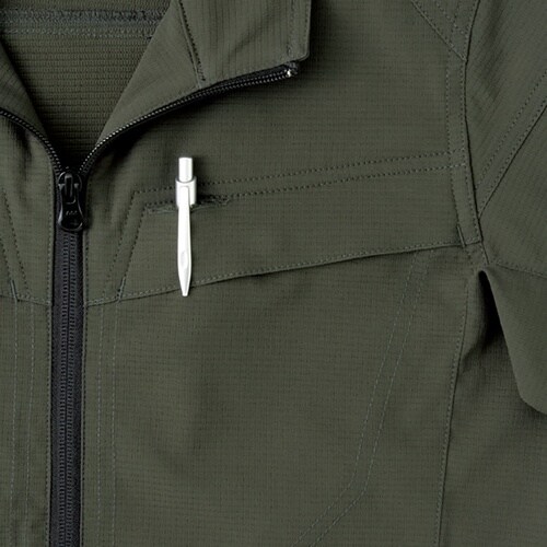 アイトス 長袖ブルゾン(男女兼用)AZ4101 ブ