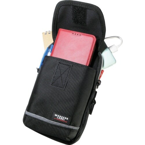 アイガーツール 腰用小物ケース 反射ライン付き小物