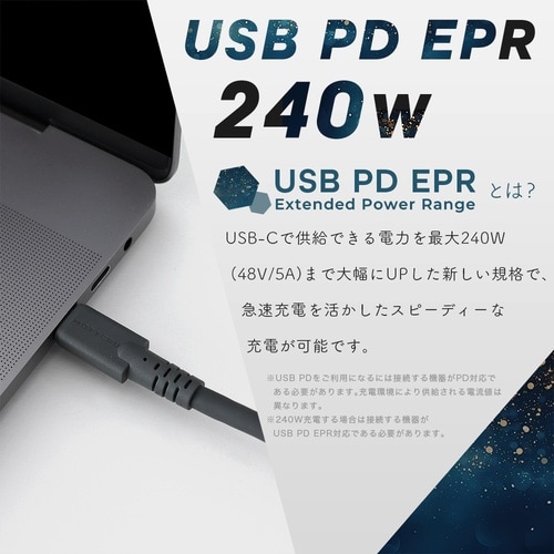 MOTTERU 240W対応 USB‐C to U