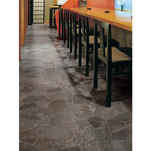 大島屋 高耐久耐摩耗クッションフロア 鉄平石 SX