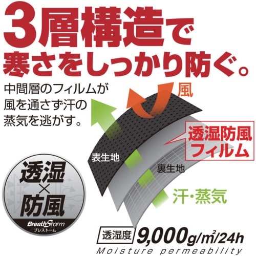 喜多 ネックウォーマー 透湿防風ネックウォーマー