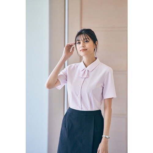 ピエ 半袖ブラウスHCB4110 ピンク 15