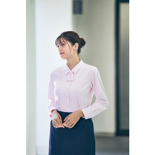ピエ 長袖ブラウスHCB4111 ピンク 7