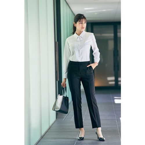 ピエ 長袖ブラウスHCB4111 ホワイト 15