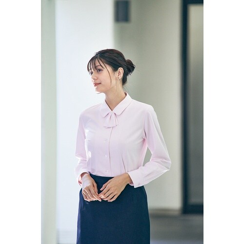 ピエ 長袖ブラウスHCB4111 ピンク 21