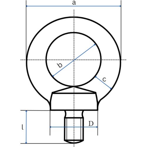 HIーLEAD アイボルト(1種ナット付) SUS