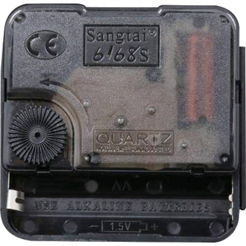 不二貿易 静音式掛時計シンプル 25cm BK