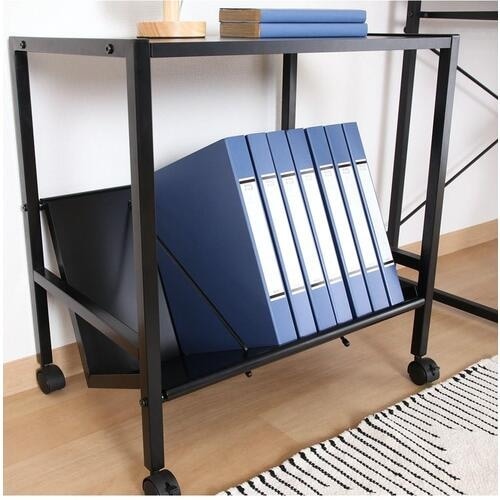 不二貿易 ファイルワゴン1段 ブラック