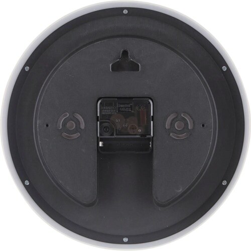 不二貿易 掛時計 温湿度計付 アーバン 25cm