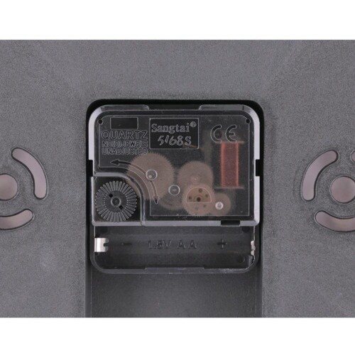 不二貿易 掛時計 温湿度計付 アーバン 25cm