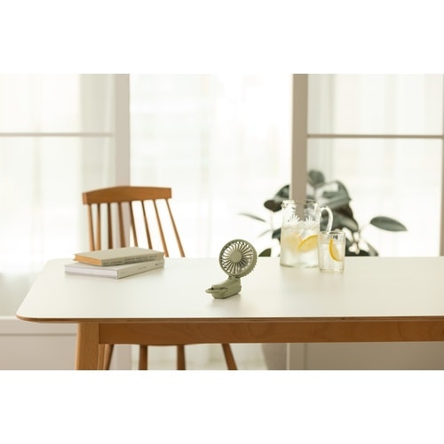 RHYTHM ハンディファン 首掛け・持つ・卓上の