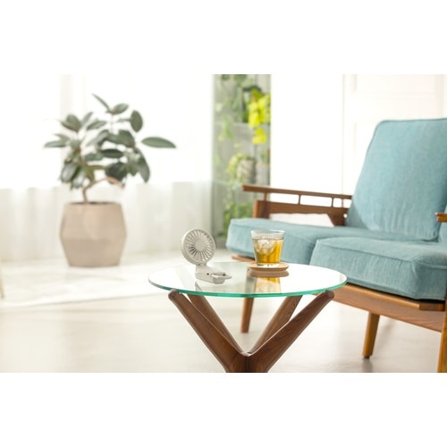 RHYTHM ハンディファン 首掛け・持つ・卓上の