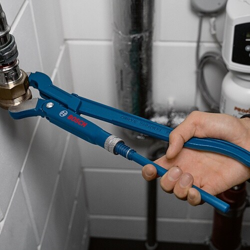 ボッシュ S型パイプレンチ 45°×420mm