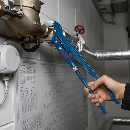 ボッシュ S型パイプレンチ 45°×420mm