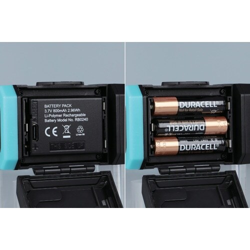 GENTOS LEDワークライト 充電池・乾電池兼