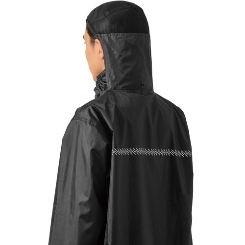 Makku いぶし銀レインスーツ2 ブラック LL