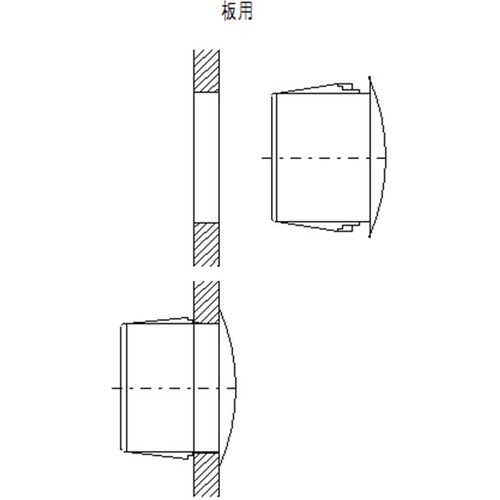 ラクテム 多目的穴埋めキャップ 黒色 No.28