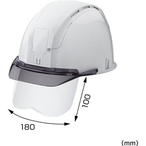 タジマ ヘルメット セフメット(セフ取付溝付ヘルメ