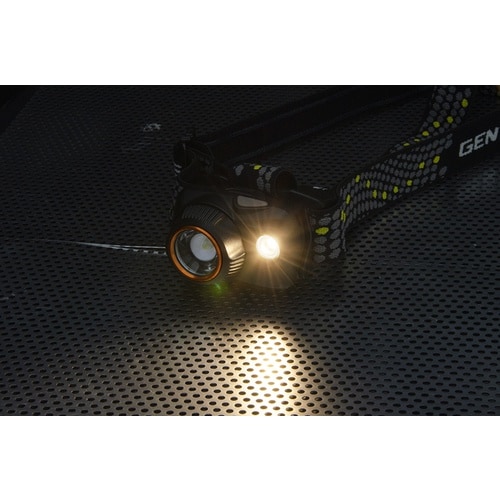 GENTOS サブ暖色LED搭載ハイブリッド式ヘッ