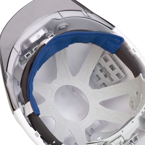 タジマ ヘルメット 汗取りタオル ブルー