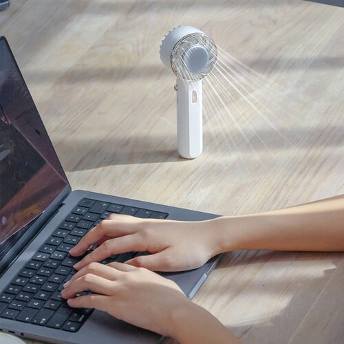 NICHIDO 充電式ハンディーファン アイスポッ