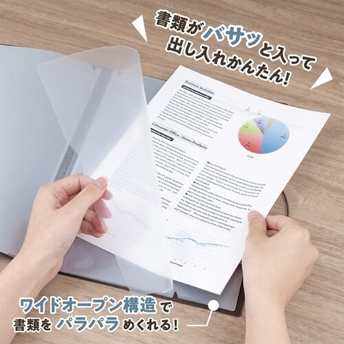 ナカバヤシ ホルブックA412ポケット