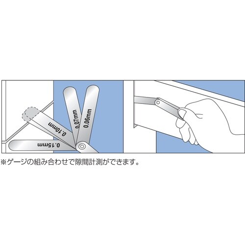 SK スキマゲージ シクネスゲージ 172MA 7