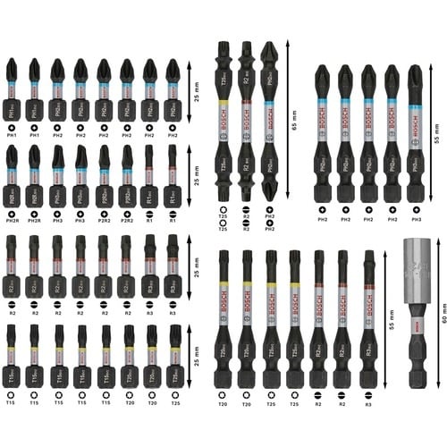 ボッシュ PROドライバービットセット 48本入り