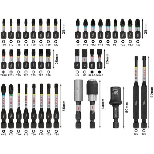 ボッシュ PROドライバービットセット 41本入り