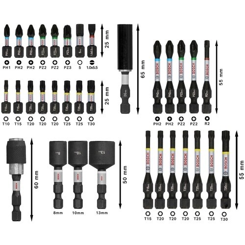 ボッシュ PROドライバービットセット 33本入り