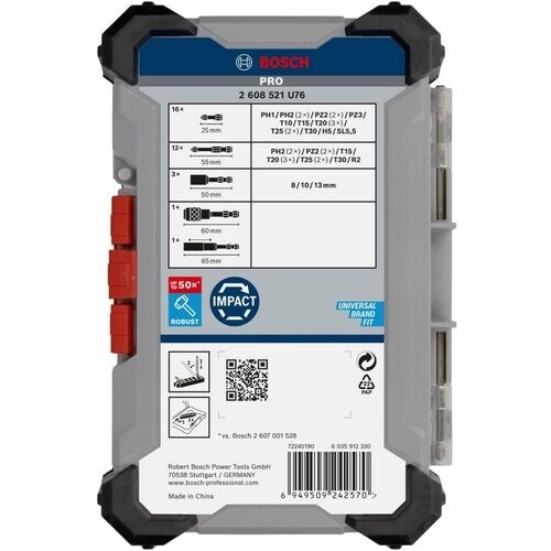 ボッシュ PROドライバービットセット 33本入り