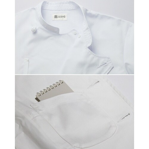 サンペックス 長袖コックコート ブラック 4L