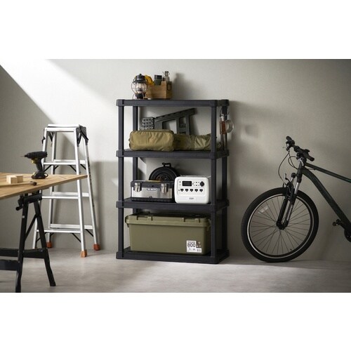 IRIS 205693 プラスチックラック 4段