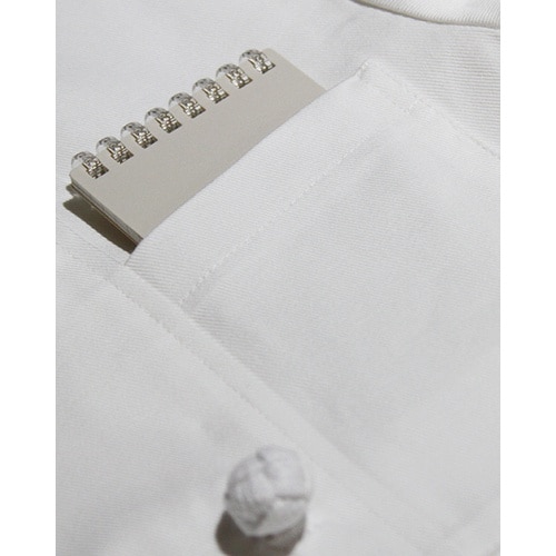 サンペックス 長袖コックコート ホワイト LL