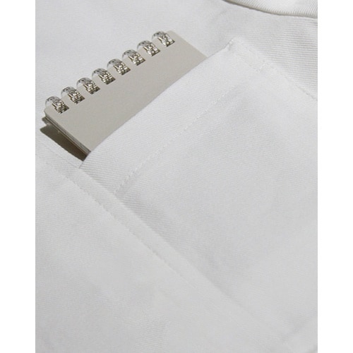 サンペックス 長袖ショップコート ホワイト SS