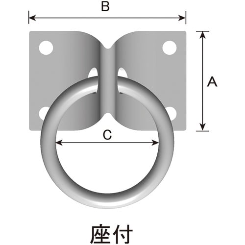 DAIDOHANT ユニクロ リングフック 座付
