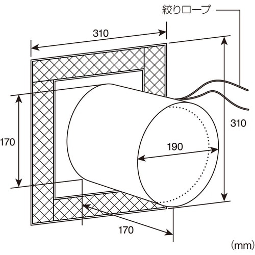 HOZAN ダクトスリーブ