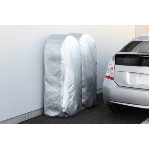 IRIS 108164 タイヤラックカバー 省スペ