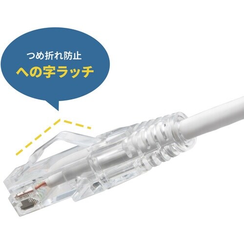 SANWA カテゴリ6A LANケーブル(スリム