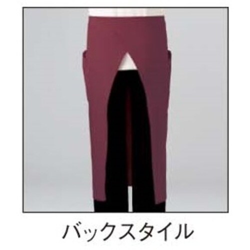 サンペックス ロング丈エプロン ブラウン F