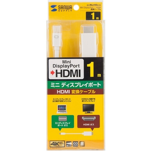 SANWA ミニDisplayPort−HDMI変