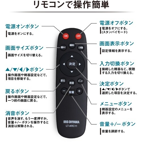 IRIS 108278 大型ディスプレイ 43V型