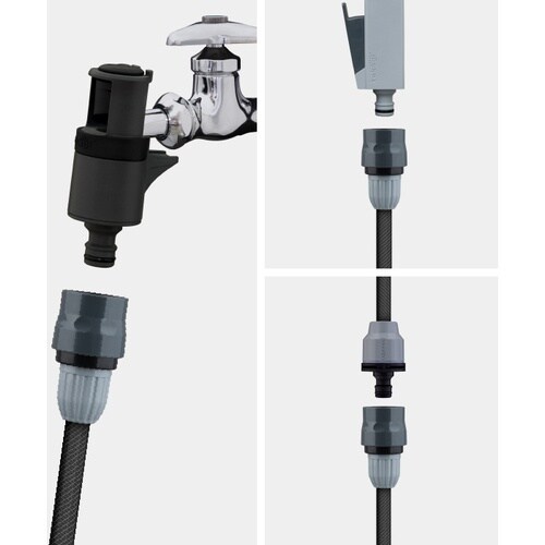 タカギ 散水パーツ スリムコネクター(GY)