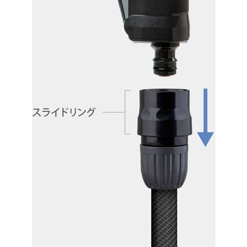 タカギ 散水パーツ コネクター(BK)