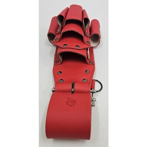 コヅチ 3連チェーンツール7丁差床皮サック レッド