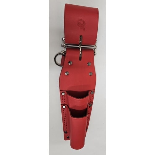 コヅチ 3連チェーンツール2段差床皮サック レッド