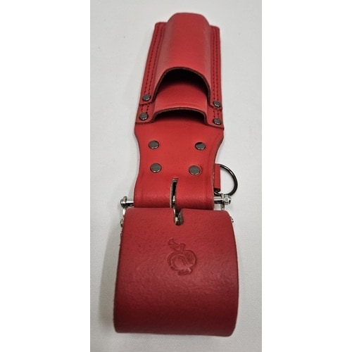 コヅチ 3連チェーンノミ2段差床皮サック レッド