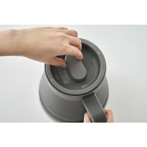 IRIS 202603 電気ケトル ウォームグレー