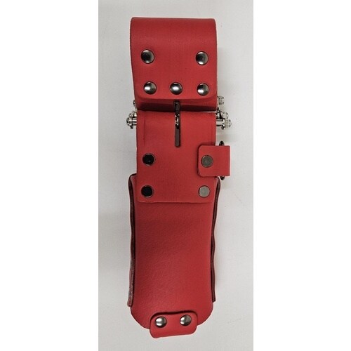 コヅチ 3連チェーン小物差床皮サック レッド