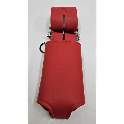 コヅチ 3連チェーン小物差床皮サック レッド